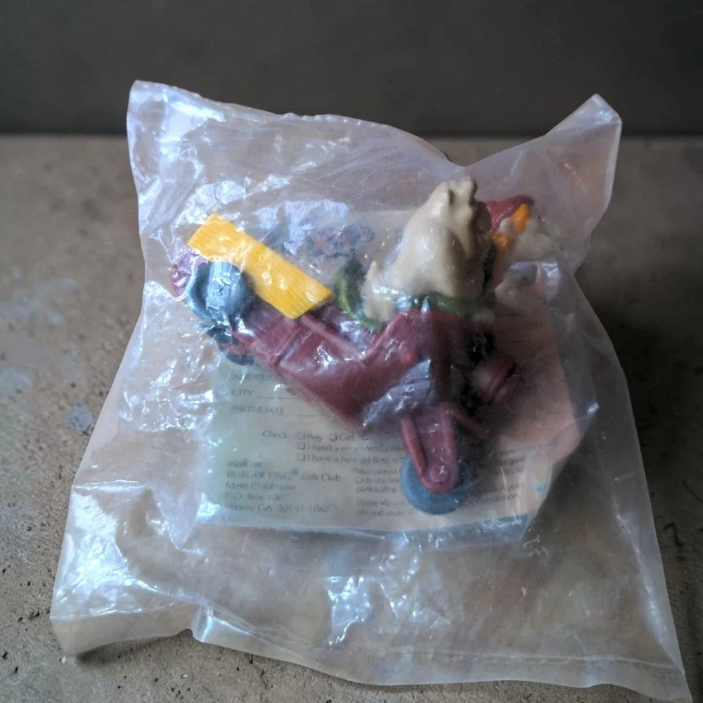 Vtg Disney Oliver Comp Fagin Scooter 1996 Burger King Kids Club Toy‎ New Sealed